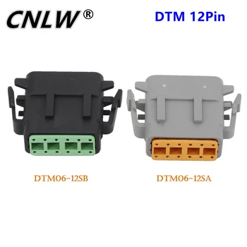  1 Set 12 Pini Conector DTM06-12SB / DTM06-12SA conectoare Auto de Camioane Grele Fasciculului de Cabluri