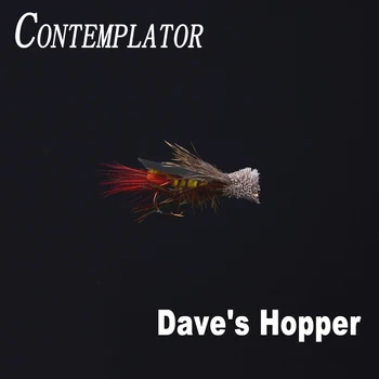 10# 3pcs lui Dave Hopper chintesența model lăcustă pentru păstrăv terestre pescuit cu muscă zboară atragerea de bass sunfish