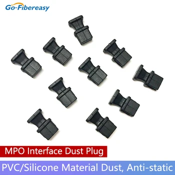  100buc MPO Interfață Dustproof Plug din Silicon QSFP 40G SR4 Praf Plug Capac de Acoperire MPO/MTP Port Protector Plug/ QSFP+ MPO supracoperta