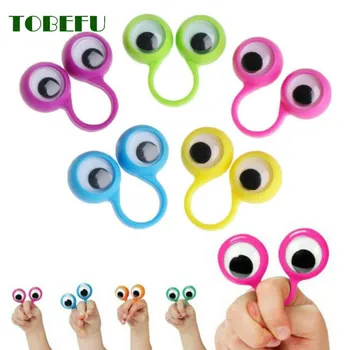  10buc Active Eye Inel de Copii Părinte-copil Recuzită Glume Practice Degetul Jucarii se Răcească personalitate Eveniment Giveaway Gag Cadou de Ziua de nastere