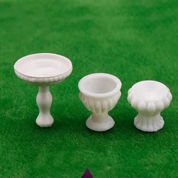  10buc/Lot 1/100-1/200 din Plastic Alb Model la Scară Ambarcațiuni Vaza Pentru Truse de Jucării Peisaj Și Arhitectură Diorama
