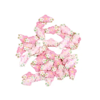  10buc Mini Pink Flower Patch Fier Pe Autocolante Pentru Copii Copii, Fete, Rochie Haine Tricouri Pantaloni Blugi, Pălării, Pantofi de Decorare Aplicatii