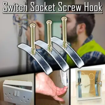  10buc Switch Socket Screw Cârlig 86 Tip Cutie Întunecată de Reparare Șurub de Oțel Mangan Intersecția Comutator de Montare Priza de Reparare Cutie