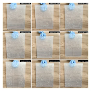  11 Modele Diferite/Copaci/Frunze/Flori de Trandafir Relief Folder Pentru Scrapbooking DIY Album Foto Carte de a Face Meserii