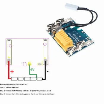  18V Acumulator Chip PCB Bord Înlocuire Pentru Makita BL1830 BL1840 BL1850 BL1860
