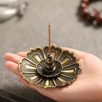 1set Retro Lotus Arzător de Tămâie Bază Trei straturi Parfum placa Suport Budismul Cădelniță Biroul de Acasă Decorare Ambarcațiuni
