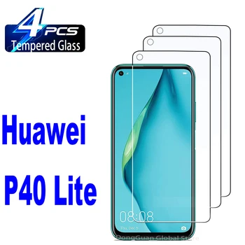  2/4buc 9H Sticla Temperata Pentru Huawei P40 Lite Ecran Protector de Sticlă de Film