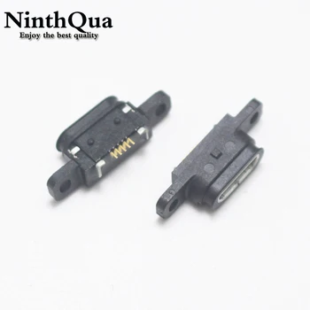  2/5/10buc Micro USB 5pin de Încărcare Jack Mufa Dock Port 5P IP67 rezistent la apa Femeie Conector Cu Surub