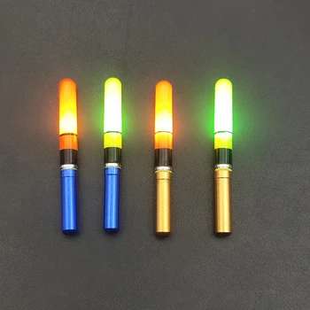  2 buc/lot Stick de Lumină Galben/Rosu/Portocaliu Lightstick de Lucru Cu LED Luminos Float Noapte de Pescuit Float Bobber Accesoriu