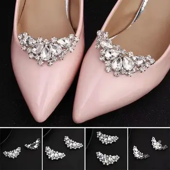  2-bucata elegante Stras moda pantof clip accesorii de petrecere de nunta de moda pantofi cu toc, accesorii en-gros
