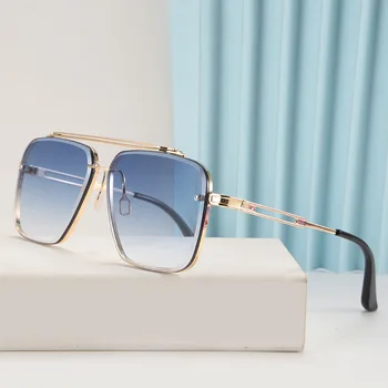  2021 Noua Moda de Lux Clasic Mach Șase Stil Gradient lens Bărbați ochelari de Soare Vintage Design de Brand Ochelari de Soare Oculos De Sol