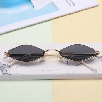  2021 Retro Vintage Ochelari Ovale Mici de Metal ochelari de Soare de Înaltă calitate de epocă ochelari de soare ochelari de Soare pentru Femei AS107