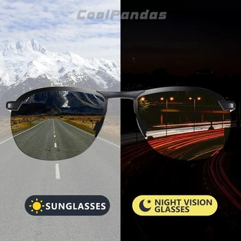  2022 Brand Fotocromatică Bărbați Ochelari De Soare Ochelari Polarizati Zi De Viziune De Noapte De Conducere Ochelari De Soare Pentru Bărbați Oculos De Sol Masculino