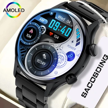  2022 Noul Smartwatch Mens 1.36 inch AMOLED 390*390 Suport Ecran Întotdeauna Pe Ecran Ceas Inteligent IP68 rezistent la apa Pentru Huawei, Xiaomi