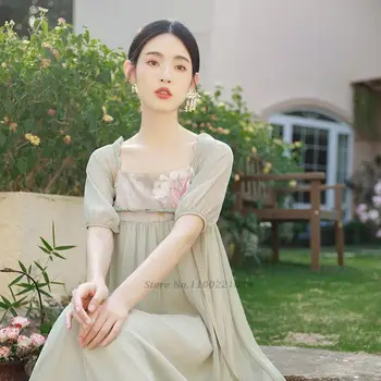  2022 tradiționale hanfu dans costum femei de dans popular costum chinezesc rochie orientale antice printesa rochie de femei șifon dress