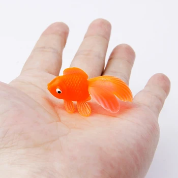  20buc Cauciuc Simulare Mic Peștișor de Aur de Pește Jucărie pentru Copii Decorare Baie Jucărie