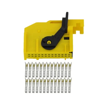  26 Pini de sex feminin galben de masina modificata fasciculului de cabluri plug cu terminal DJ72681-0.6-21 26P conector