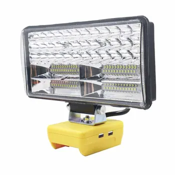  3/4/5/8inch Lucru cu LED-uri de Lumină Lanterna pentru Dewalt 18V 20V Baterie cu Litiu Felinar Portabil Instrument Lampa pentru DEWALT DCB205 DCB206