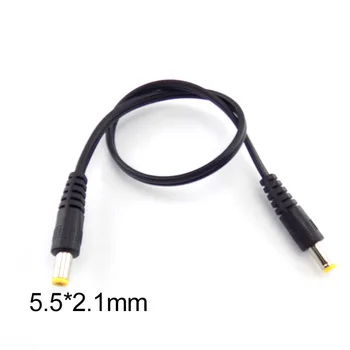  30cm DC sursă de Alimentare Cablu de sex Masculin de sex Masculin prelungitoare CCTV Conector Adaptor 5.5x2.1mm Plug