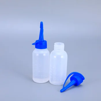  30ml de Plastic Adeziv Sticla cu Mult Vârful Ascuțit Stoarce Sticle pentru Lipici Lichid Ulei de Calitate Alimentară Recipient 10BUC/lot
