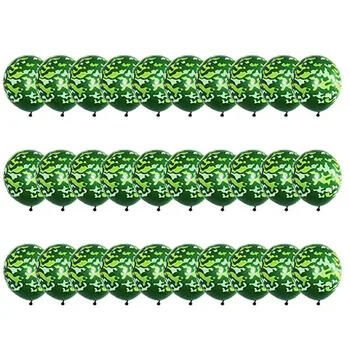  30Pcs Camo Balon de 12 țoli Armata Verde Balon Latex Pentru Temă Militară Partid Decor pentru Copii Băiat de Camuflaj Consumabile Partid Ziua de nastere