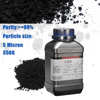  350g de Grad Militar Negru Grafit Pulbere Ultra Fine 5 Microni De 99,9% Non toxic Nou de Înaltă Calitate, Pulbere de Grafit Lubrifiant