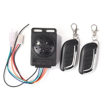  36V-72V Scuter Electric Alarma rezistent la apa Control de la Distanță de Securitate Anti-furt Sistem Moped Alarma Auto Accesorii pentru Motociclete