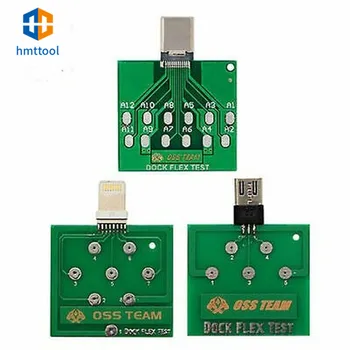  3pcs/lot Micro USB Test de Bord Doc de Încărcare Flex Tester de Reparații Pentru IPhone/Andorid/TIP C de Încărcare a Bateriei de Testare de Putere Instrumentul de reparare