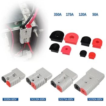  4 Perechi Impermeabil PENTRU Anderson Plug Cablu 50A/120A/175A/350A Glandei Insertii de ROSU si NEGRU Prize Anderson Plug Kit de cabluri