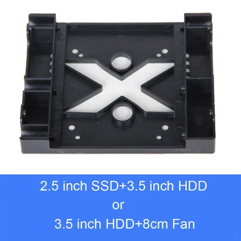  5.25 Unitate Optica Poziția de 3.5 Inch 2.5 Inch SSD 8CM Fan HDD Adaptor Tava Suport Dock Hard Disk Suport pentru PC Cabina