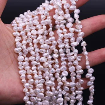  5-7mm Naturale, Perle de apă Dulce Rafinat Reciclate Perle Neregulate Liber Margele DIY Brățară Colier de Luare de Bijuterii Accesorii