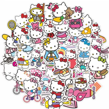  50pcs Drăguț Sanrio KT de Cat Autocolante de Desene animate Mână Cont Notebook Cana de Apa Personalitate Autocolante Decorative