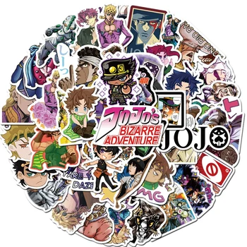  50pcs/pachet Anime Japoneze Aventura Bizar Jojo lui Graffiti Autocolante Frigider Depozitare Laptop Impermeabil din PVC Autocolante Pentru Copil Jucărie