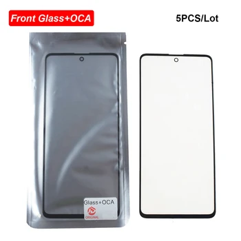  5PCS LCD Frontal Exterior Lentila de Sticla+OCA Pentru Xiaomi Redmi Nota 10 pro 10T 11 11S 11SE 11E 11T Pro Plus 4G 5G Ecran Tactil