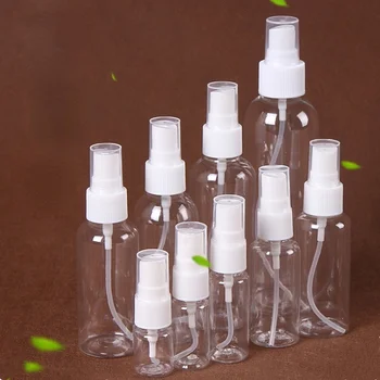  5~200ml de Călătorie Mini Plastic Sticlă Goală Portabil spălarea mâinilor Transparent Spray Atomizor Sticle Returnabile Dropship