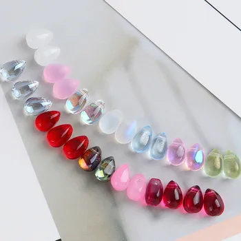  6*9 MM 30 buc Mix de Culori de Margele Teardrop Picătură de Apă cehă Cristal Margele de Sticla Pentru Femei de a Face DIY Brățară Colier Bijuterii