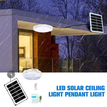  60 LED Smart Interior Solare Lumina Plafon în aer liber, Grădină Pandent Senzor de Lumină de Control Linie Coridor de Lumină Pentru Decor Gradina