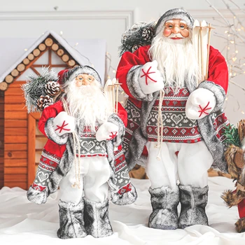  90cm Mare Moș Crăciun Păpușă de Crăciun Decoratiuni pentru Casa de Copii de Anul Nou Jucărie Cadou de Crăciun Decor Consumabile Partid xmas