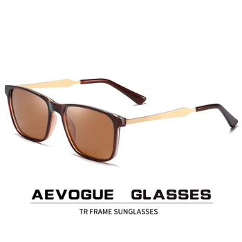  AEVOGUE Oameni Noi TR Retro Pătrat Polarizat ochelari de Soare Femei de Moda Clasic de Ochelari de Soare de Designer de Brand UV400 AE0869