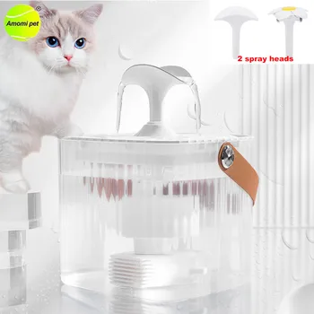  Animal De Casă Pisică Fântână De Apă Filtru De 1.8 L Capacitate Mare De Apă Automat Distribuitor Electric Mut Pisici De Apă Potabilă Fountain