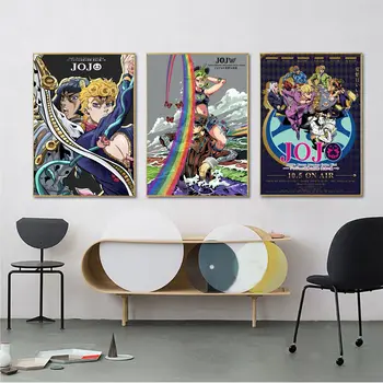  Anime Aventura Bizar JoJo lui Anime Postere Lipicios Documentație Printuri Postere de Arta Cameră Decor de Perete