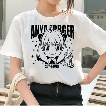  Anime-ul japonez Spion X Familiei Top Alb Camasi de Vara Manga Anya Grafic Grafic Scurt Maneca tricou Poliester tricou