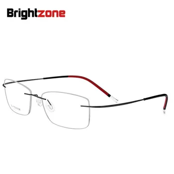  Brightzone Fierbinte Vinde B-Titan IP Placare Depășească Lumina Titan Pur Spectacol Ochelari baza de Prescriptie medicala Cadru Miopie Oculos