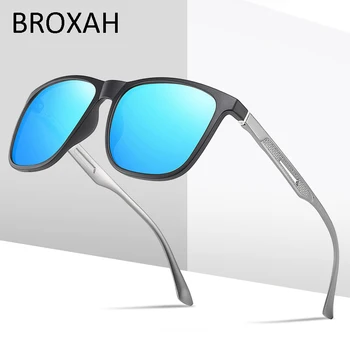  Bărbați Ochelari Retro Polarizat ochelari de Soare Barbati de Conducere Ochelari de Soare TR90 Cadru de Aluminiu, Magneziu Nuante Oculos De Sol Masculino