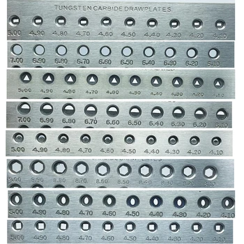  Carbură de Tungsten Sârmă Drawplate pentru a Face Bijuterii de Forma Rotunda Drawplate Bijuterii Instrument goldsmith instrumente