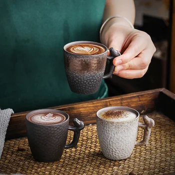  Ceramică grosieră ceașcă de espresso antic ciocan model master Ceașcă de Ceai antic naturale cuptor ceașcă de ceai cana de cafea