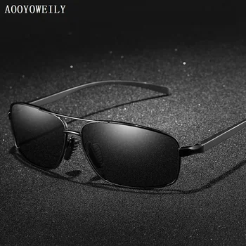  Clasic de Conducere Polarizat ochelari de Soare Barbati de Brand Designer de Pescuit Ochelari de Soare Pentru Omul din Metal de Lux Ochelari de Oculos Gafas UV400