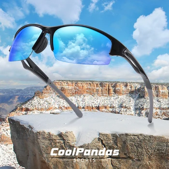  CoolPandas 2023 ochelari de Soare Pentru Barbati Acoperire Obiectiv Cadru Jumătate Polarizate Fotocromatică Ochelari de Sport de Conducere Ochelari de Soare Femei UV400