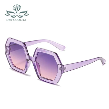  D&T 2021 Noua Moda Scut ochelari de Soare Femei Bărbați PC Degradeuri Obiectiv Cadru Designer de Brand de Lux Tendință de Epocă Ochelari de Soare UV400