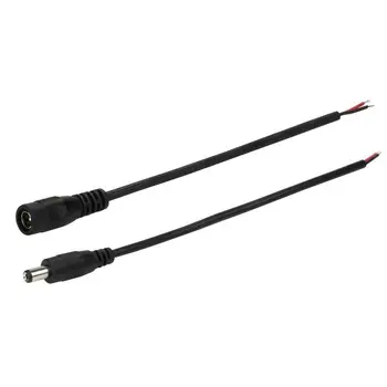  DC Putere Coadă Cablu de Alimentare 12V Sârmă de Cupru 5.5x2.1mm Masculin Feminin Conectori Pentru LED Driver DVR Retrovizoare Monitor